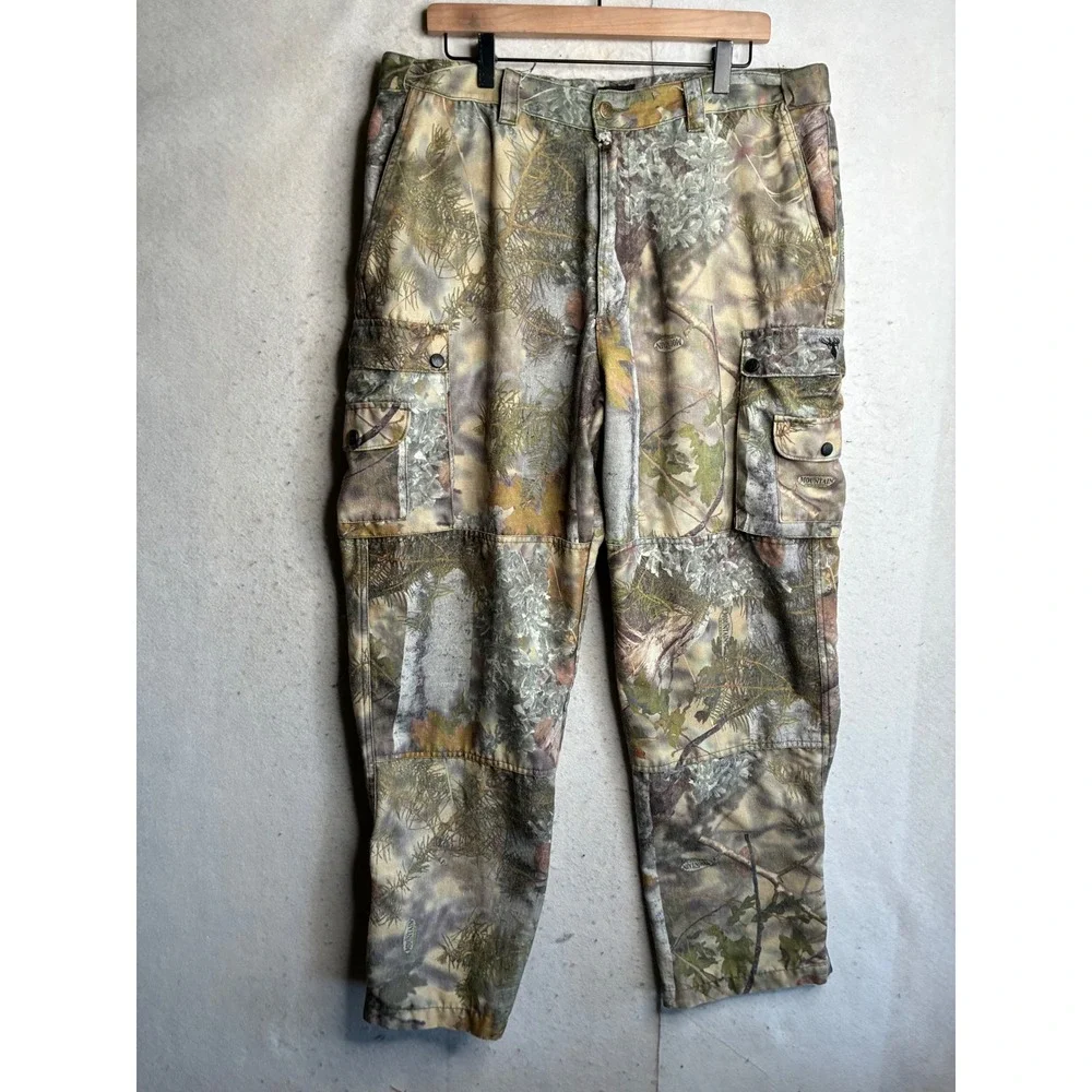 Kings Outdoor World Mountain Shadow Camo Cargo Hunting Pants Mens 38R Tactical